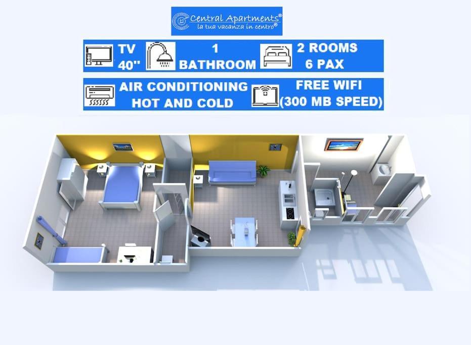 Central Apartments Mezzanine - 1 Min To Via Etnea Catania Luaran gambar