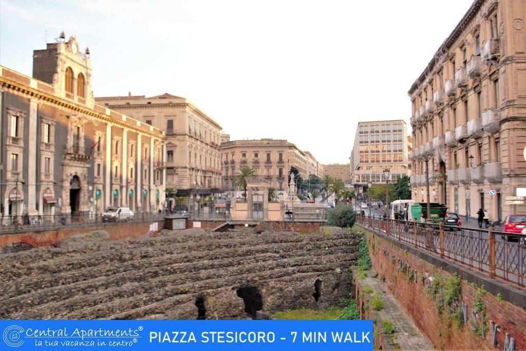Central Apartments Mezzanine - 1 Min To Via Etnea Catania Luaran gambar