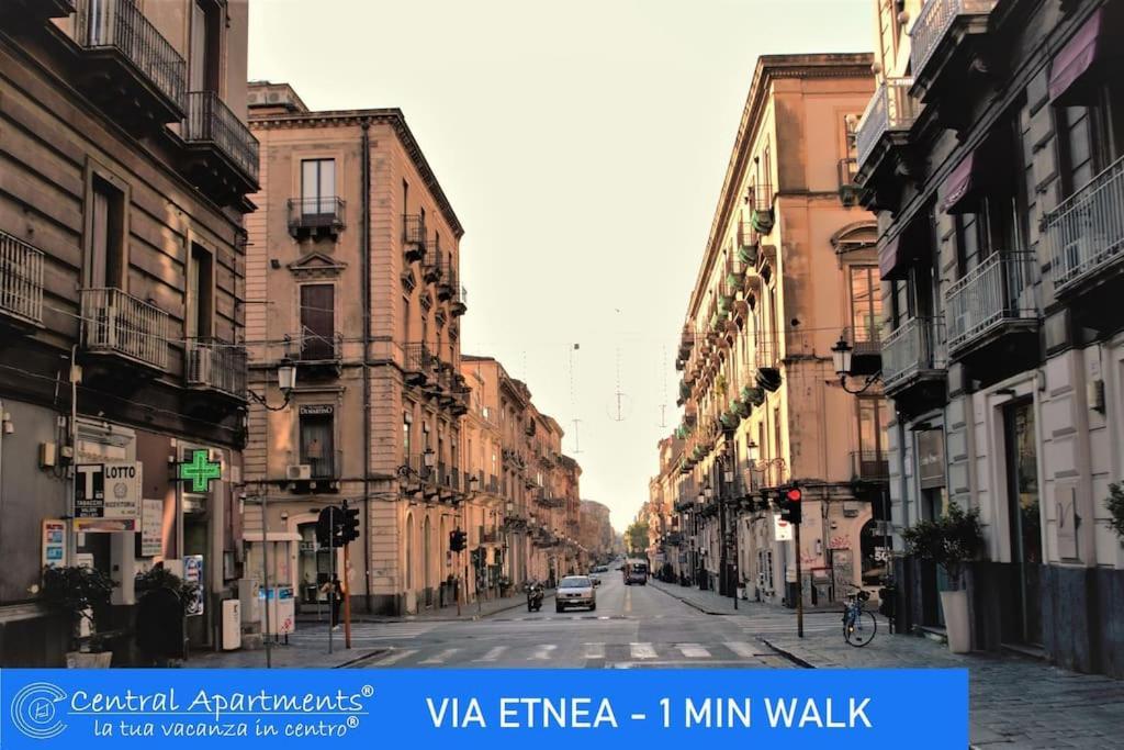 Central Apartments Mezzanine - 1 Min To Via Etnea Catania Luaran gambar